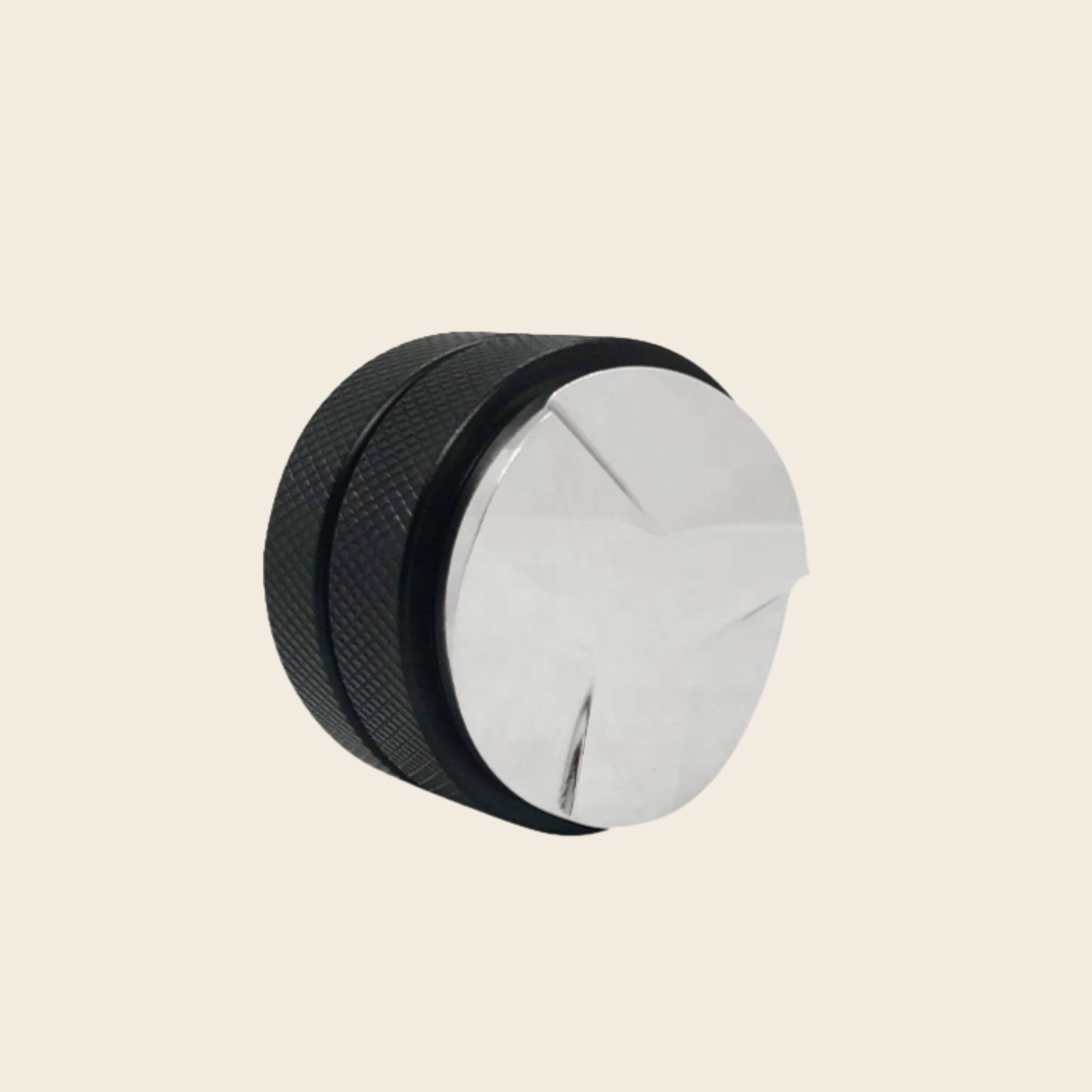 Adjustable Coffee Distributor 58mm - Black - Barista Grade — front view