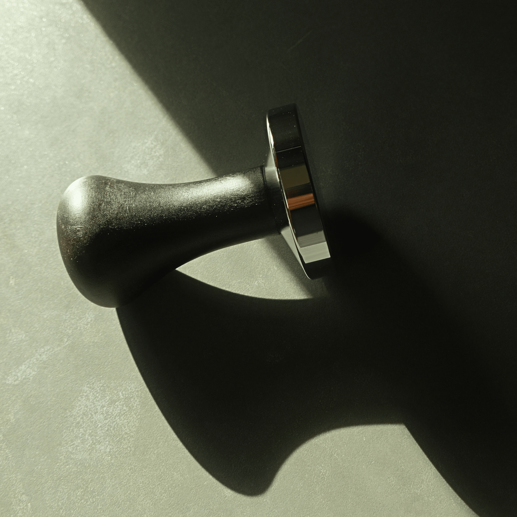 Black Timber Tamper 58mm