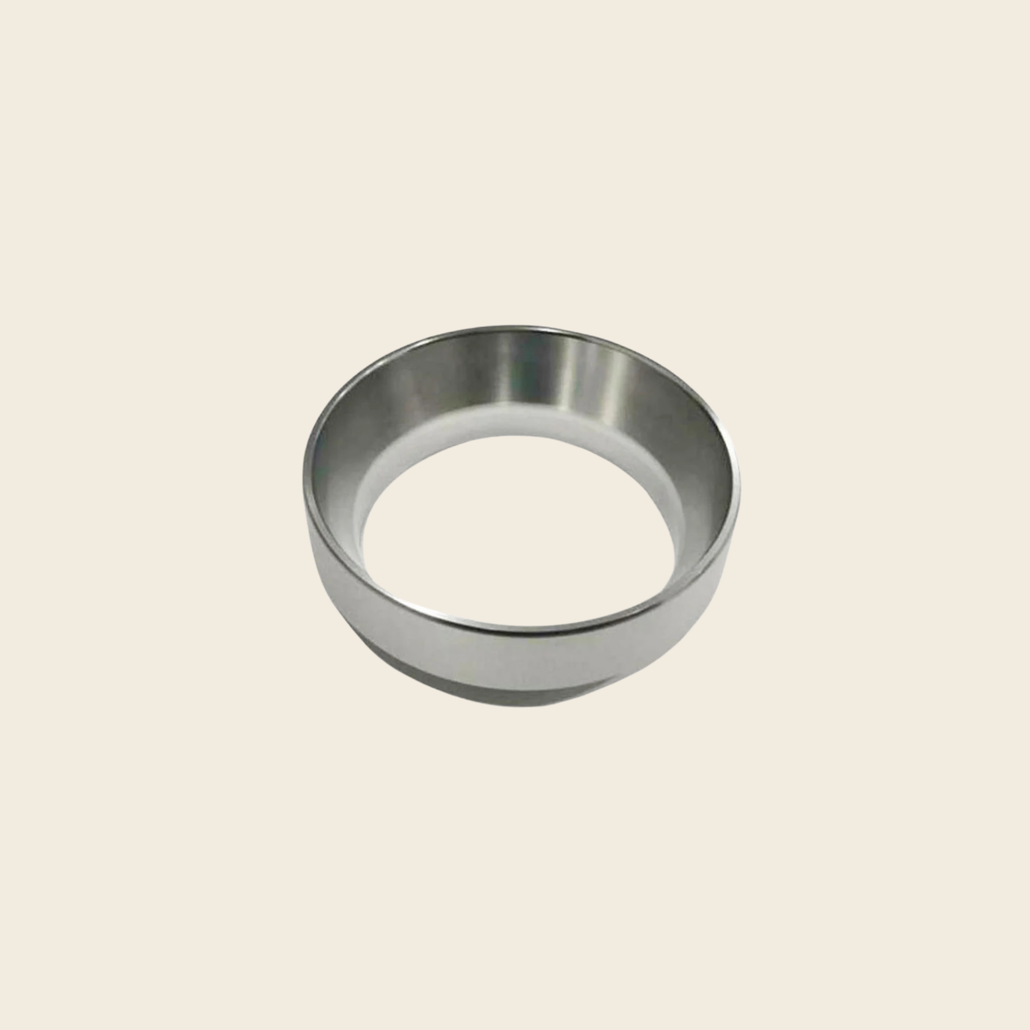 Coffee Dosing Ring - Silver — front view