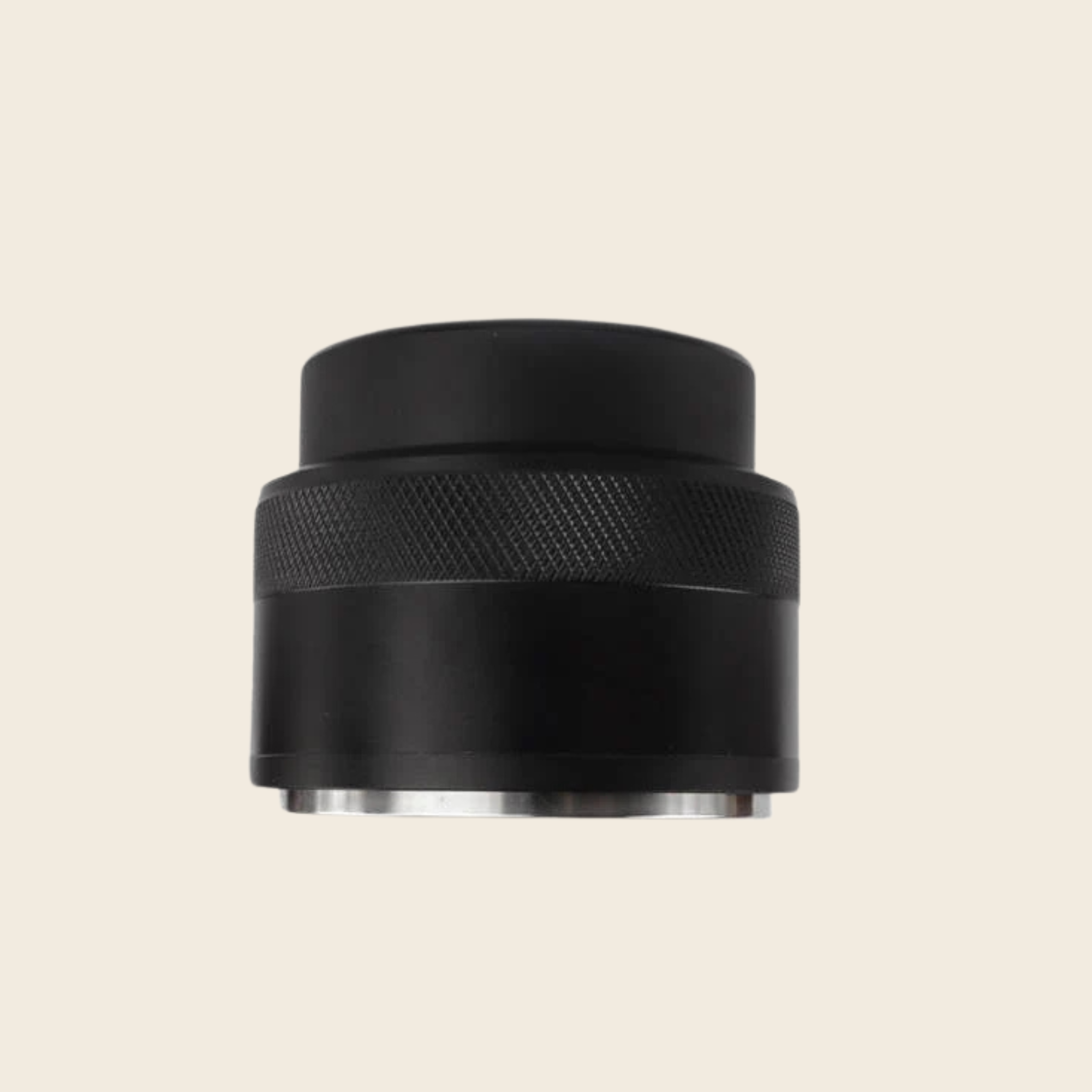 Premium Coffee Press Tamper - 58mm - Black - Barista Grade — front view