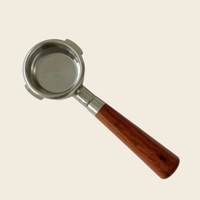 Sage/Breville 58mm - Bottomless Portafilter - Almond Solid Wood — front view