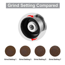Load image into Gallery viewer, Coffee Grinder — Ceramic Burrs with 8 Settings