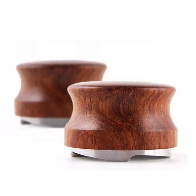 Coffee Distributor - 58mm - Wooden - Barista Grade — lifestyle shot