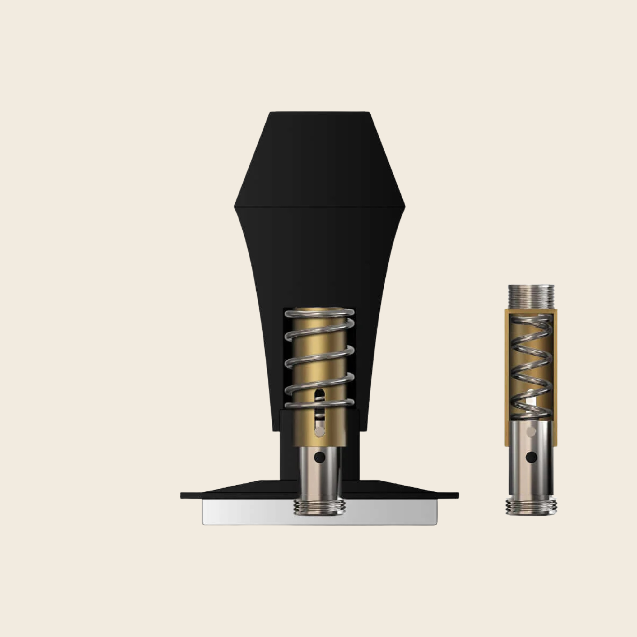 Artisan Barista Lotus Click Tamper - Spring-Calibrated — detail view