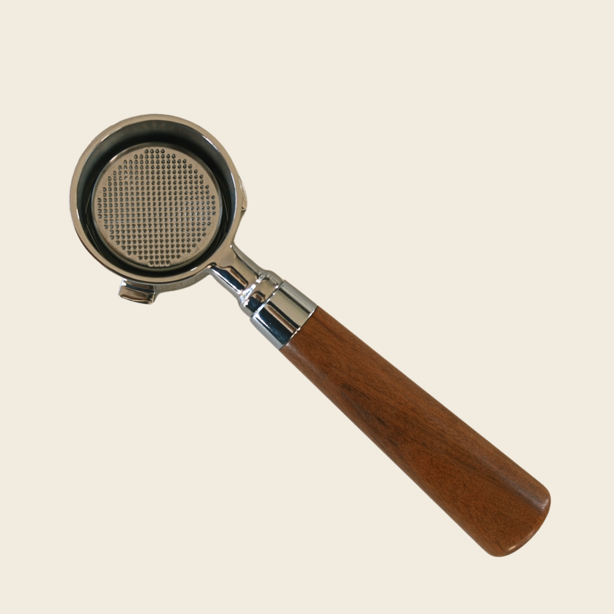 Delonghi La Specialista 51mm - Bottomless Portafilter - Almond Solid Wood — alternate view