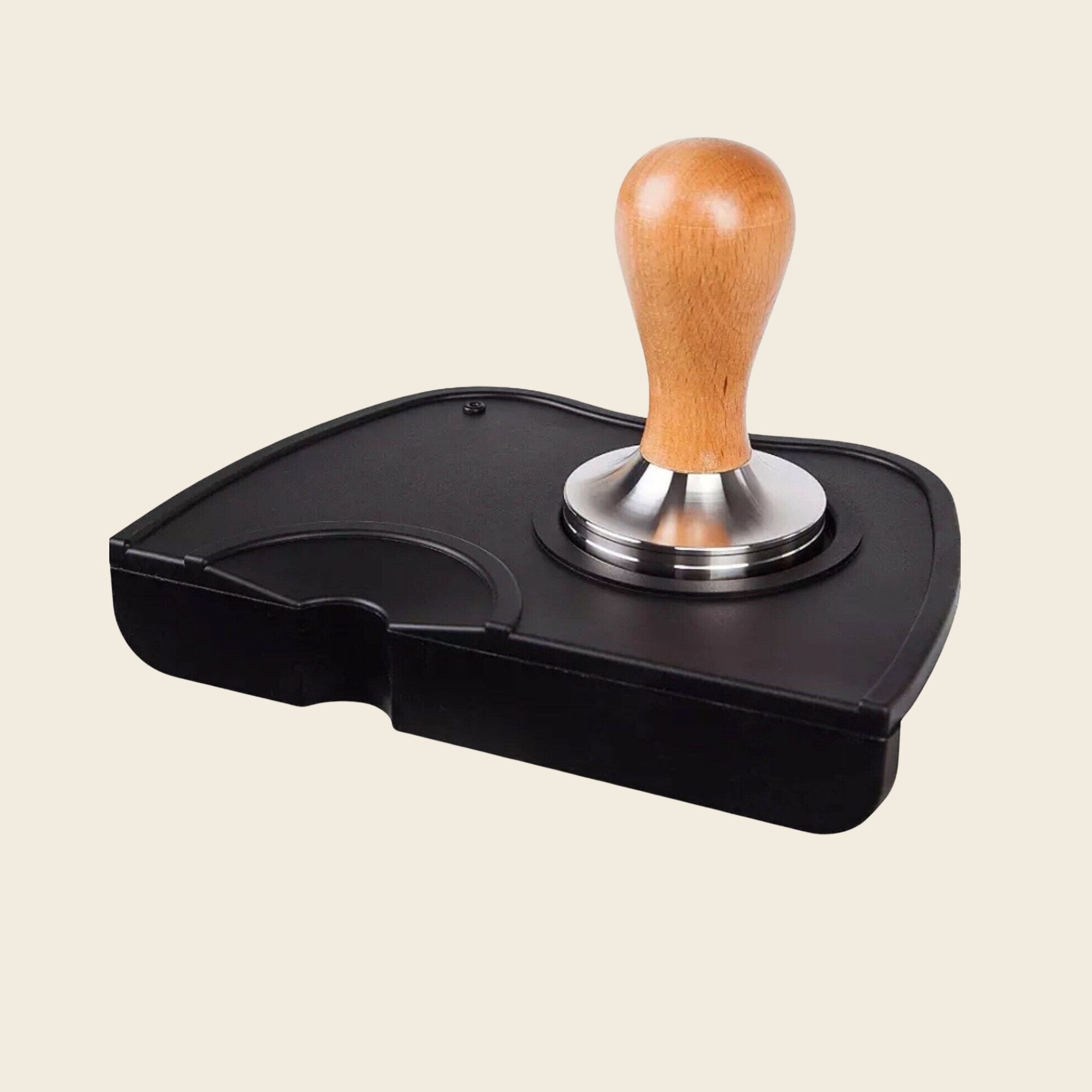 Espresso Coffee Tamping Mat - Medium — front view