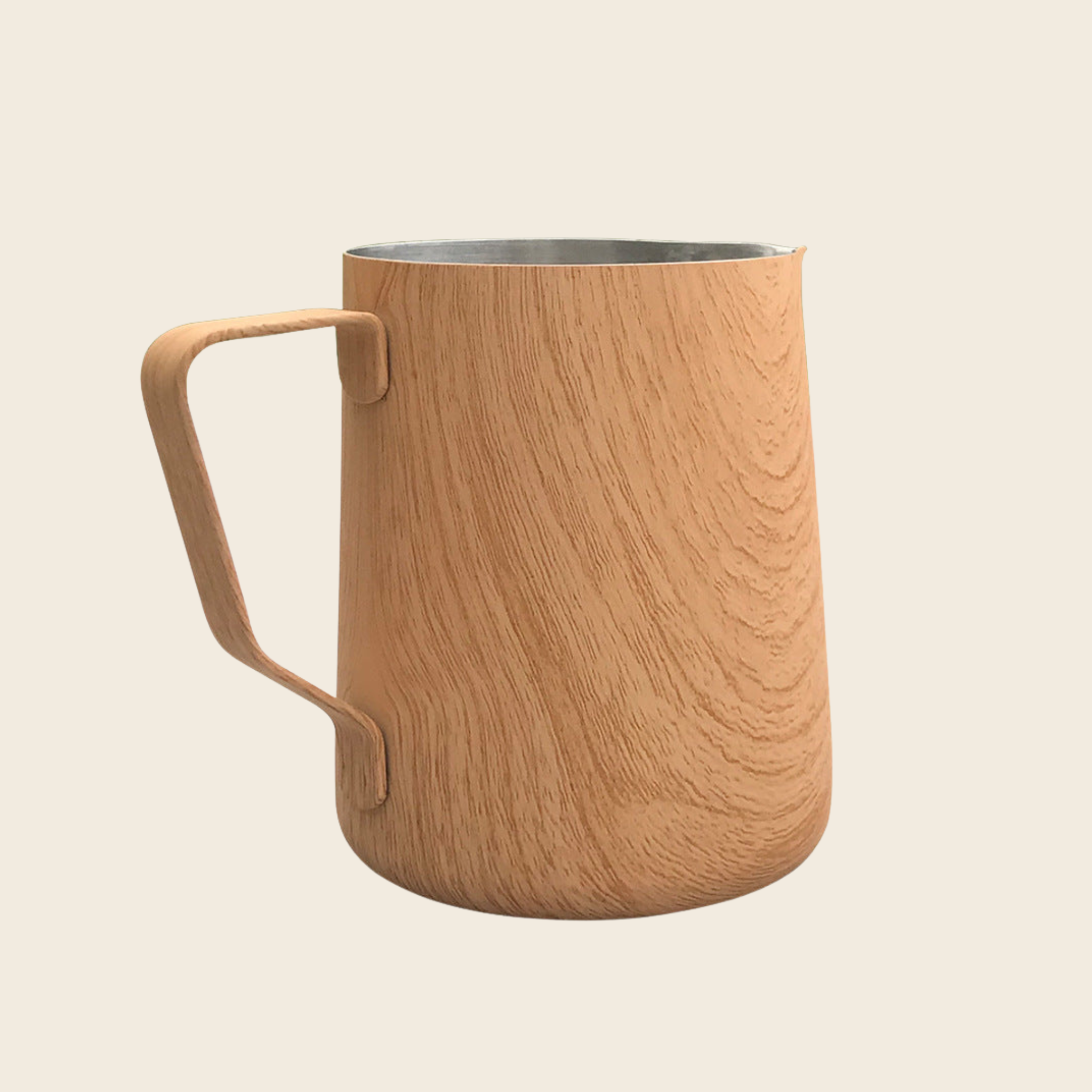 Espresso Milk Frothing Jug - 600ml - Almond — alternate view